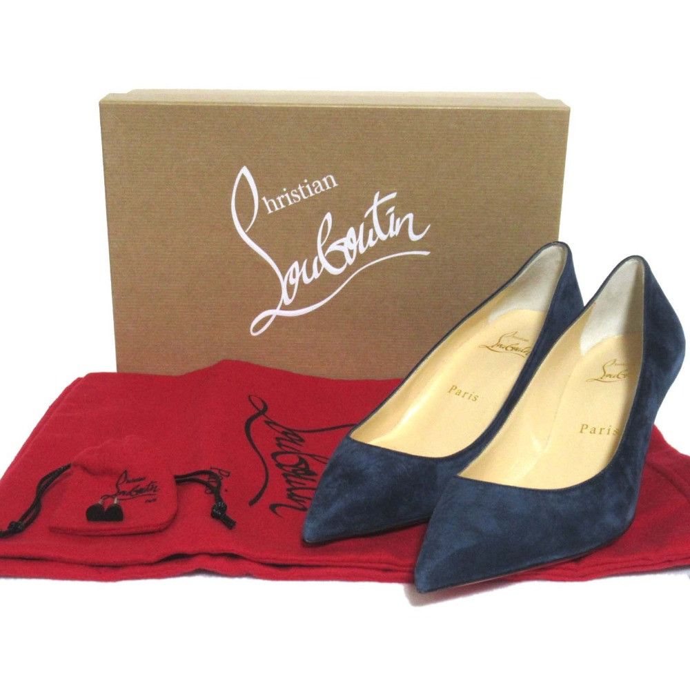 Christian Louboutin Christian Louboutin Christian Louboutin KATE55 Suede Pumps Suede Shoes KATE55 DUTY FREE for USA Size ONE SIZE - 11 Thumbnail