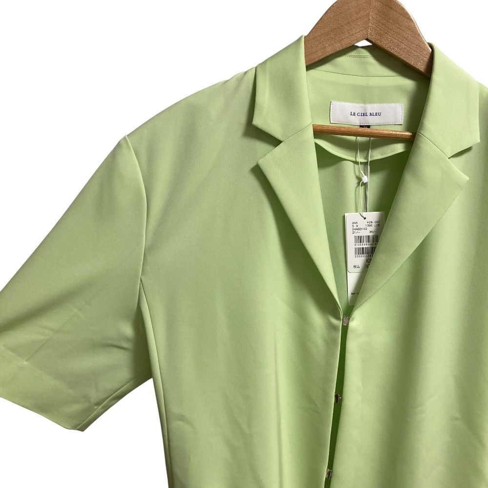 Other Other LE CIEL BLEU Hook Eye Blazer Shirt Short Sleeve Jacket Others Tops DUTY FREE for USA Size ONE SIZE - 2 Thumbnail