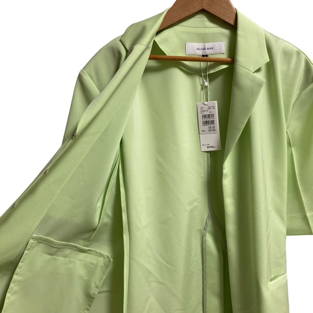 Other Other LE CIEL BLEU Hook Eye Blazer Shirt Short Sleeve Jacket Others Tops DUTY FREE for USA Size ONE SIZE - 3 Thumbnail