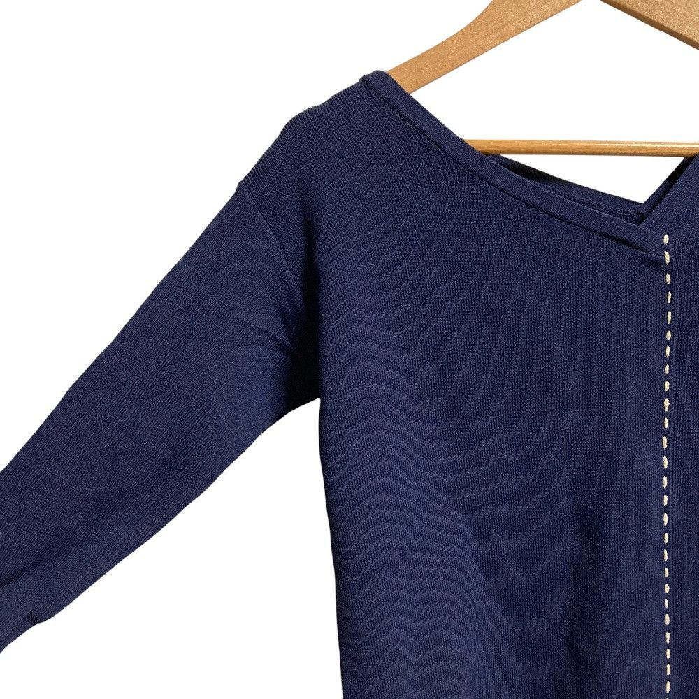 Other Other RUMCHE Asymmetry Rib Knit Sweater Others Tops DUTY FREE for USA Size ONE SIZE - 2 Thumbnail