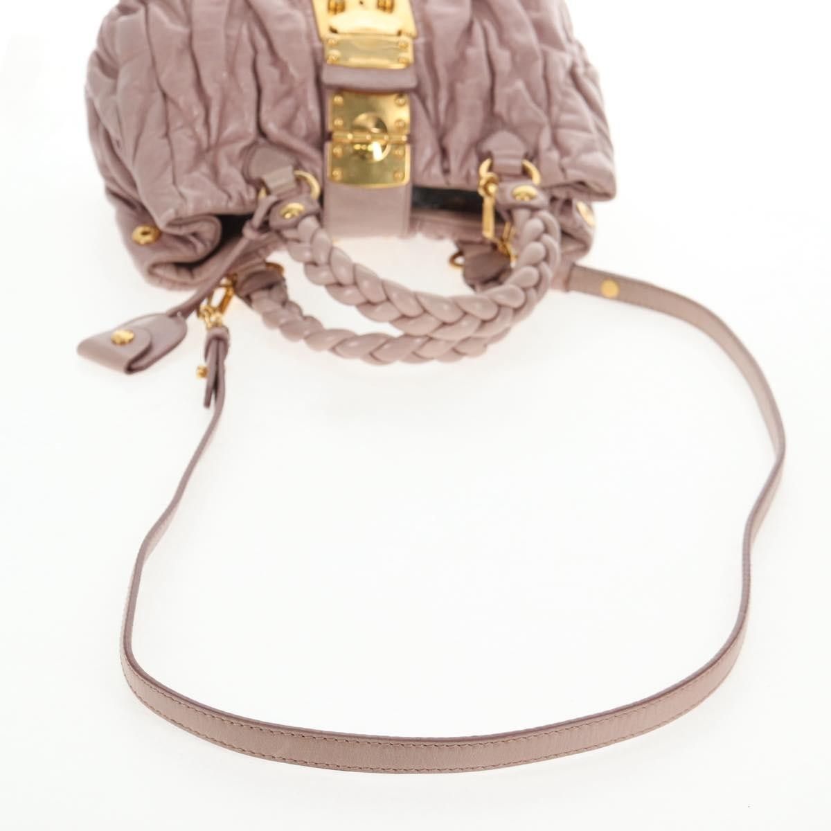 Miu Miu Miu Miu Coffer Convertible Satchel Matelasse Leather Size ONE SIZE - 14 Thumbnail
