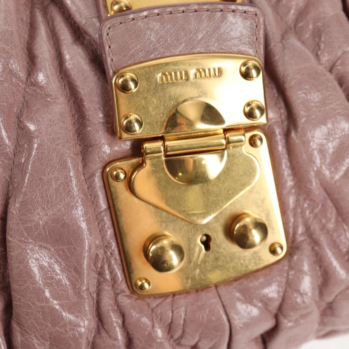 Miu Miu Miu Miu Coffer Convertible Satchel Matelasse Leather Size ONE SIZE - 13 Thumbnail