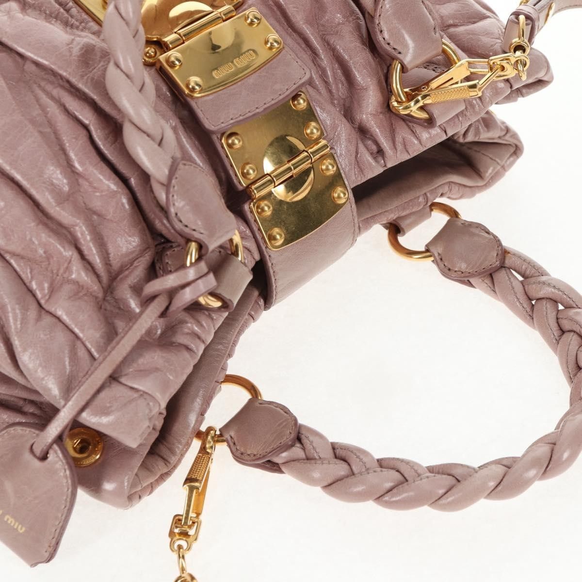Miu Miu Miu Miu Coffer Convertible Satchel Matelasse Leather Size ONE SIZE - 19 Thumbnail