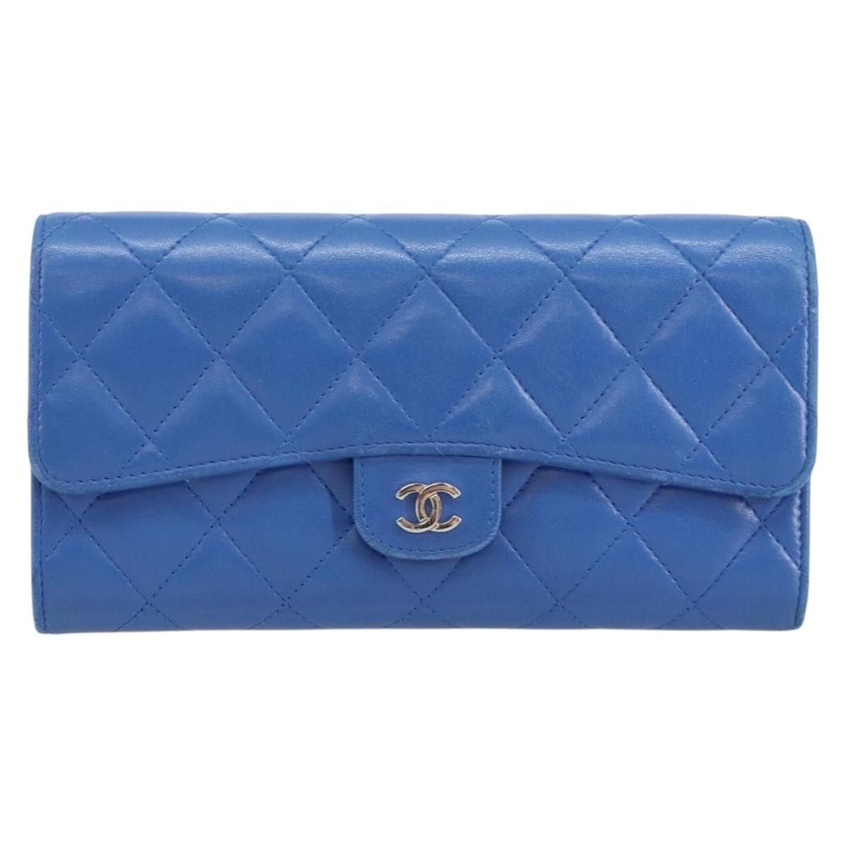 Chanel Chanel CC Gusset Classic Flap Wallet Quilted Lambskin Size ONE SIZE - 18 Thumbnail