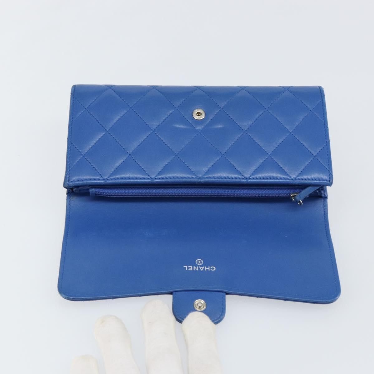 Chanel Chanel CC Gusset Classic Flap Wallet Quilted Lambskin Size ONE SIZE - 12 Thumbnail