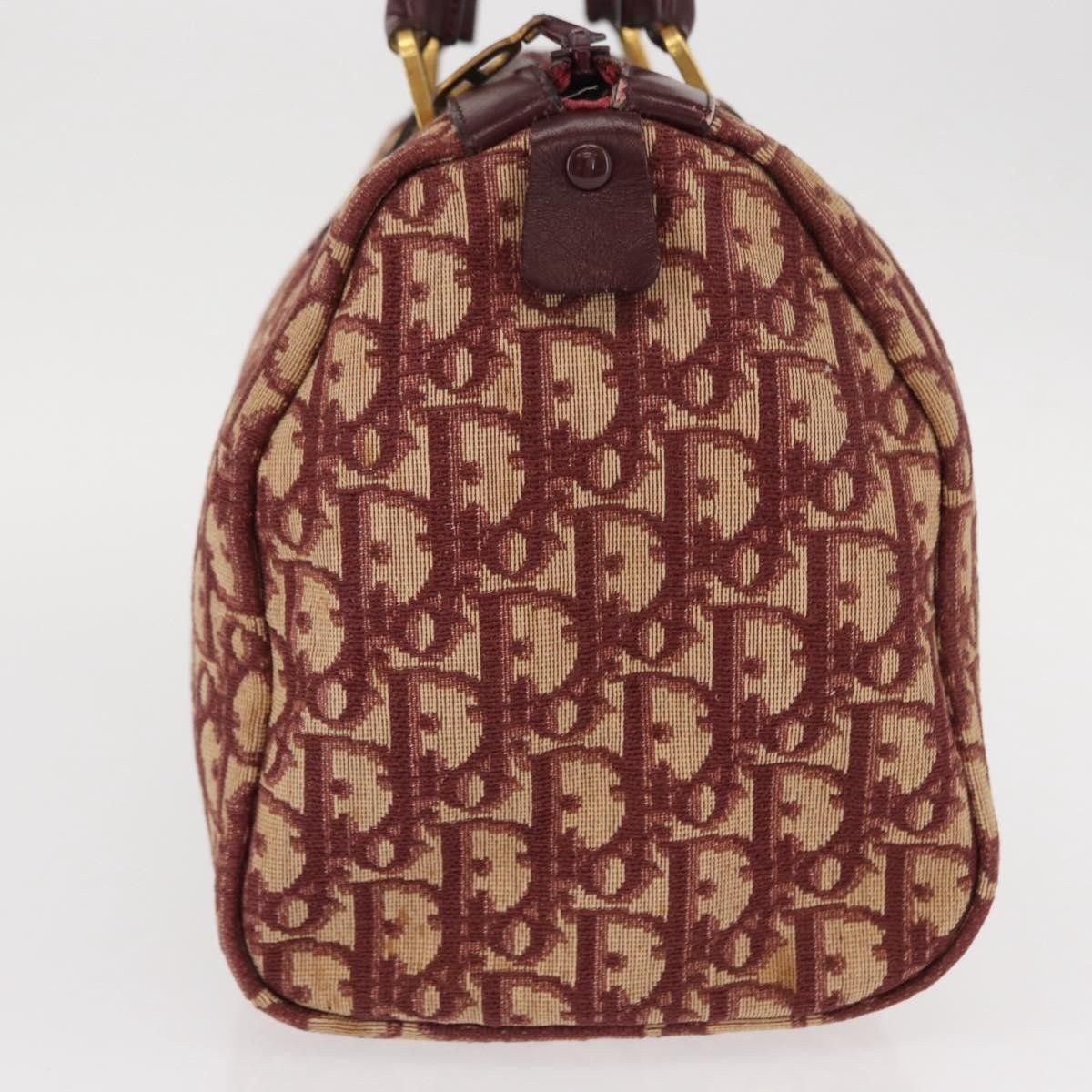 Dior Christian Dior Vintage Trotter Handbag Canvas Size ONE SIZE - 4 Thumbnail