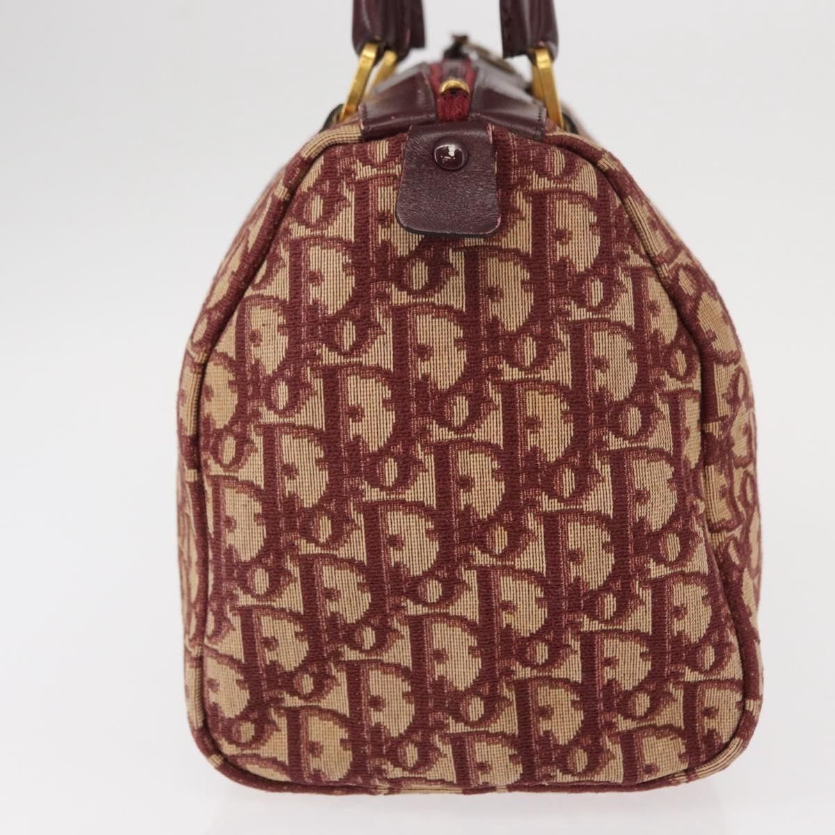Dior Christian Dior Vintage Trotter Handbag Canvas Size ONE SIZE - 3 Thumbnail