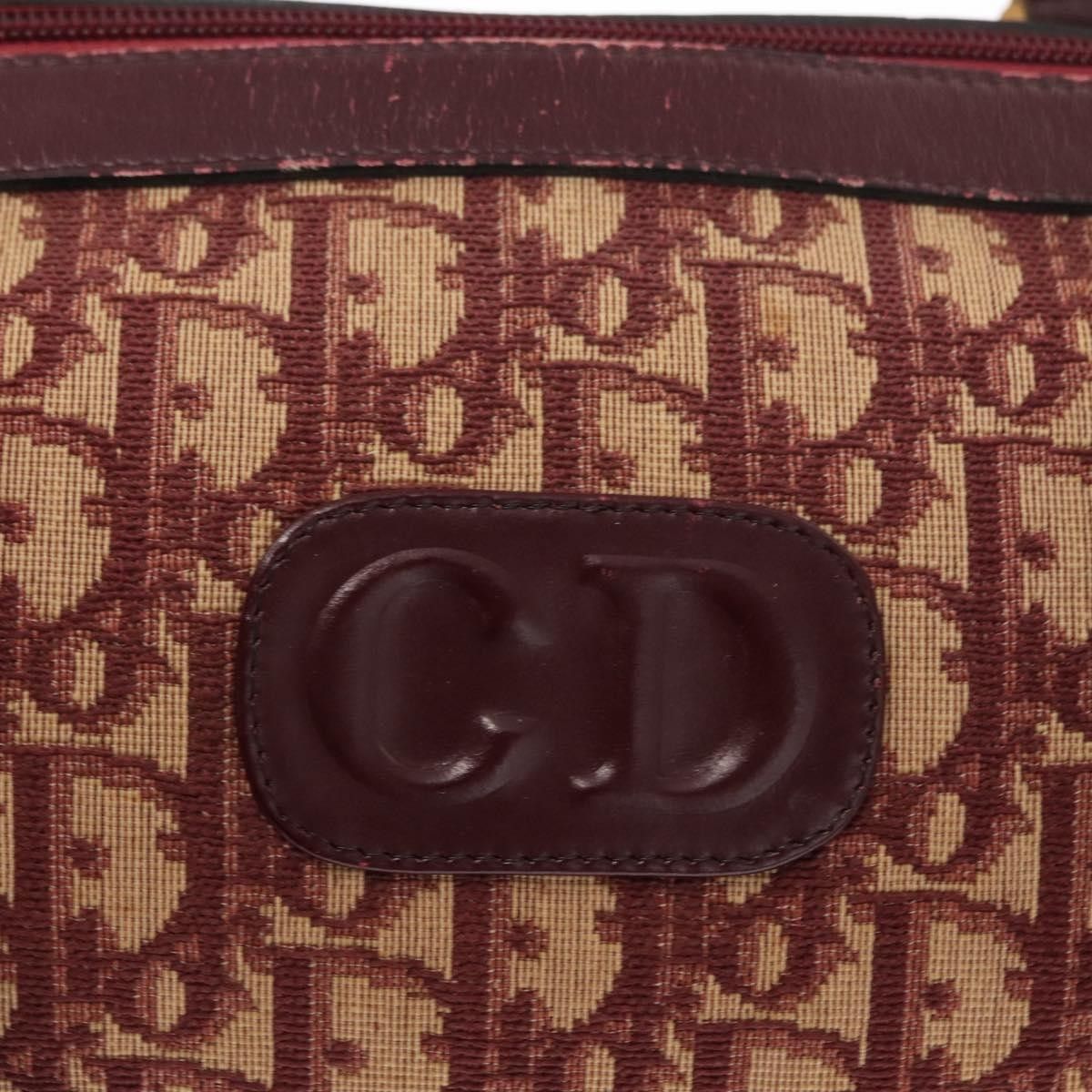 Dior Christian Dior Vintage Trotter Handbag Canvas Size ONE SIZE - 12 Thumbnail