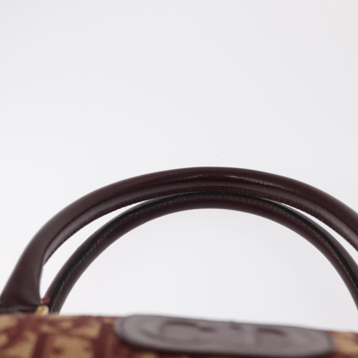 Dior Christian Dior Vintage Trotter Handbag Canvas Size ONE SIZE - 15 Thumbnail