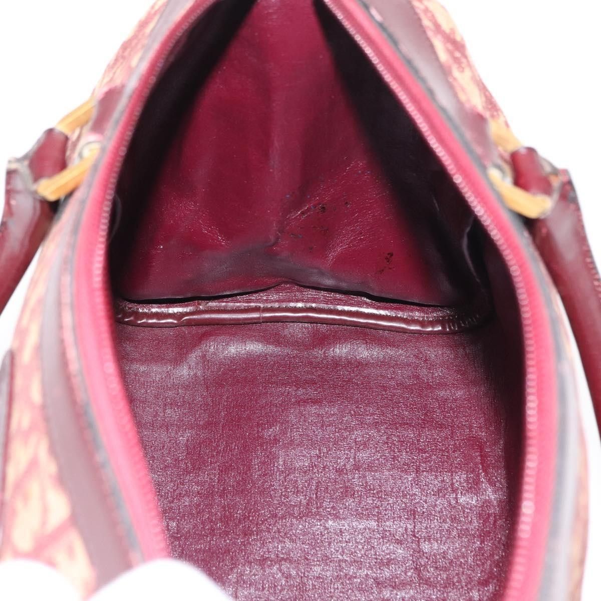 Dior Christian Dior Vintage Trotter Handbag Canvas Size ONE SIZE - 20 Thumbnail