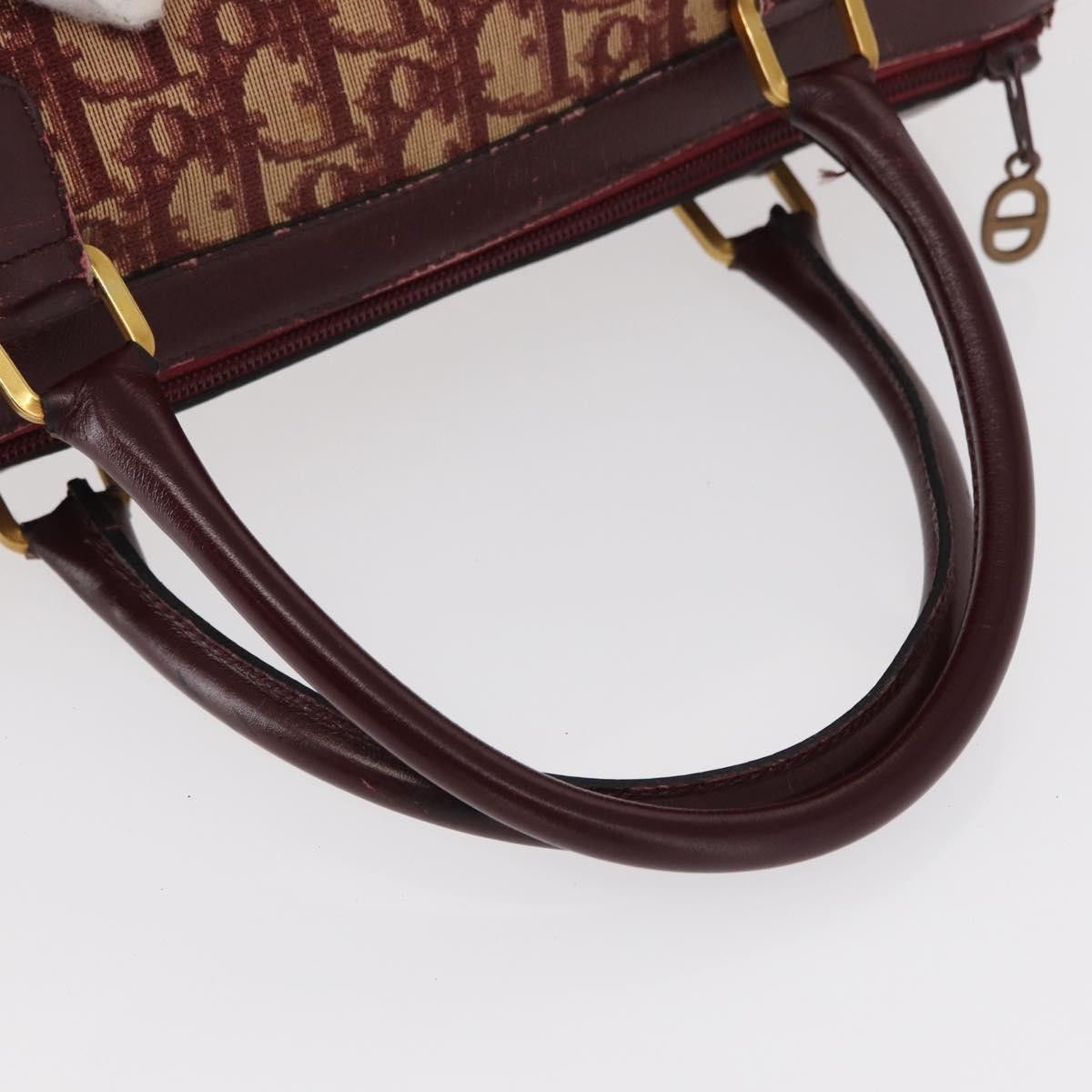 Dior Christian Dior Vintage Trotter Handbag Canvas Size ONE SIZE - 7 Thumbnail