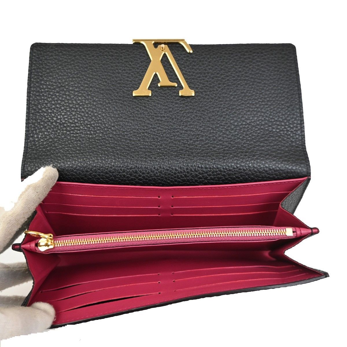 Louis Vuitton Louis Vuitton Capucines Long Wallet Leather Size ONE SIZE - 5 Thumbnail