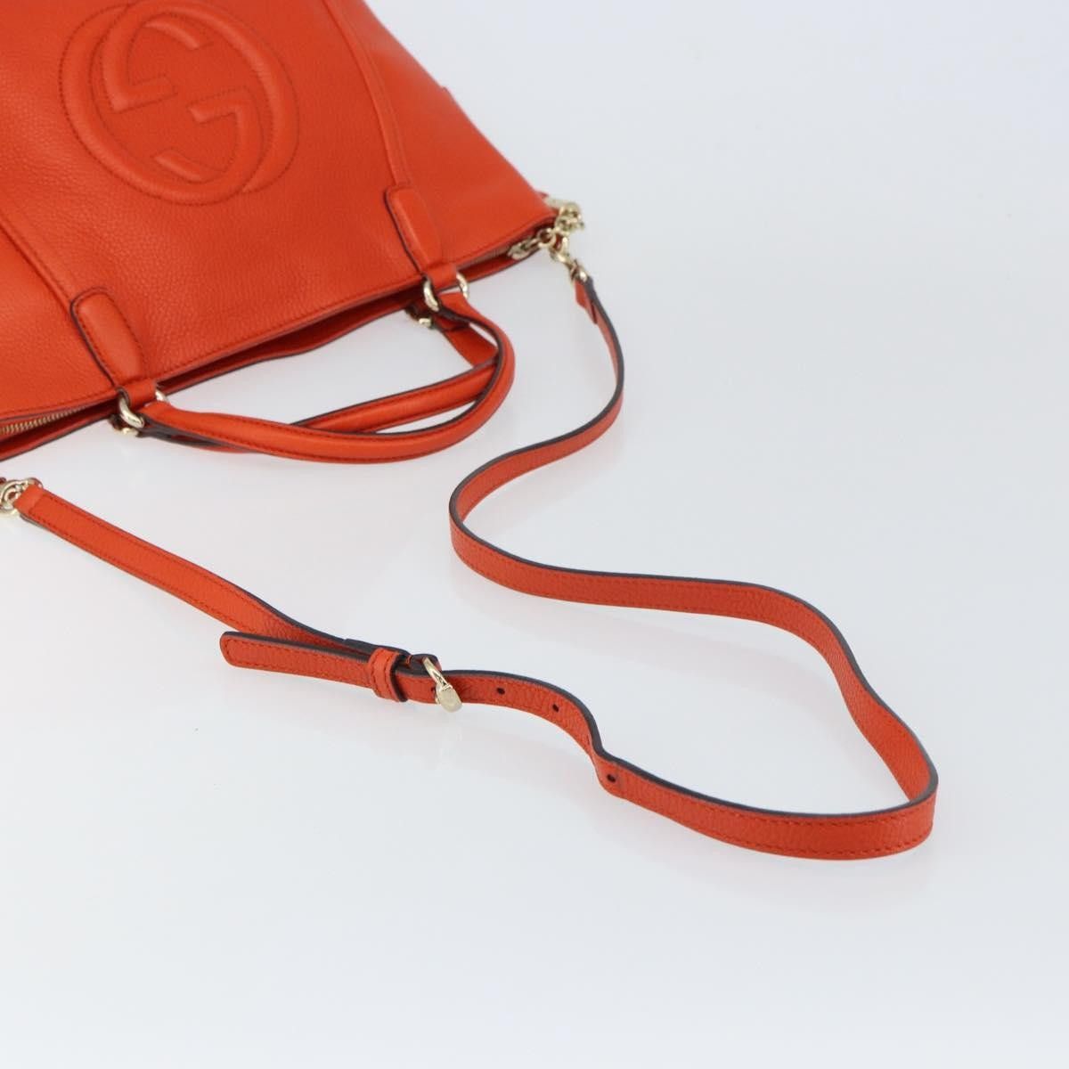Gucci Gucci Soho Convertible Top Handle Bag Leather Size ONE SIZE - 14 Thumbnail