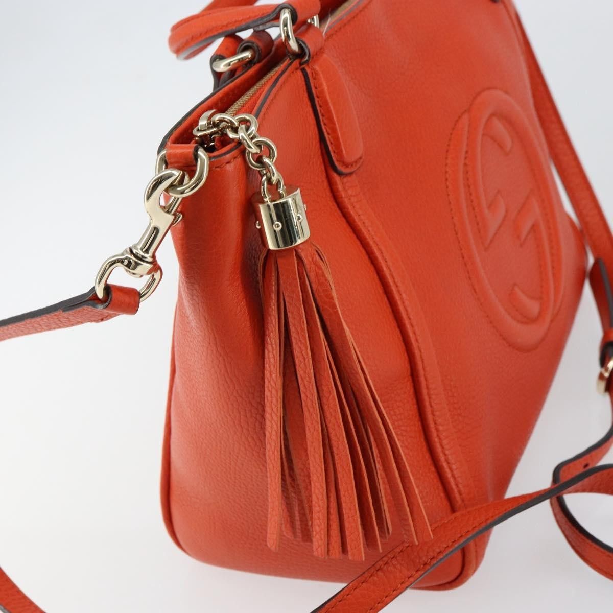 Gucci Gucci Soho Convertible Top Handle Bag Leather Size ONE SIZE - 13 Thumbnail