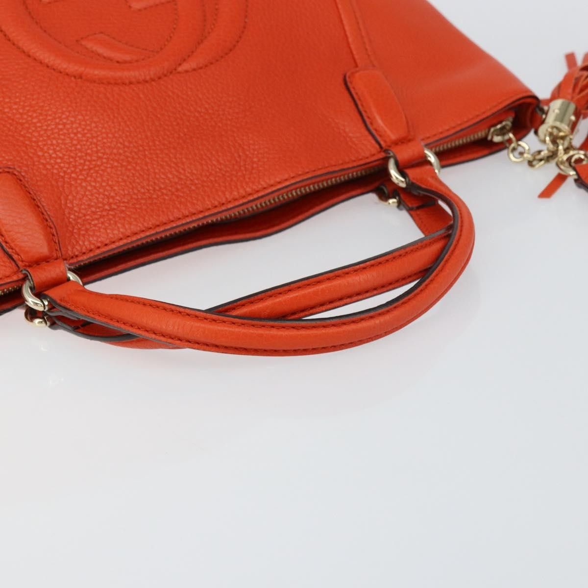 Gucci Gucci Soho Convertible Top Handle Bag Leather Size ONE SIZE - 8 Thumbnail