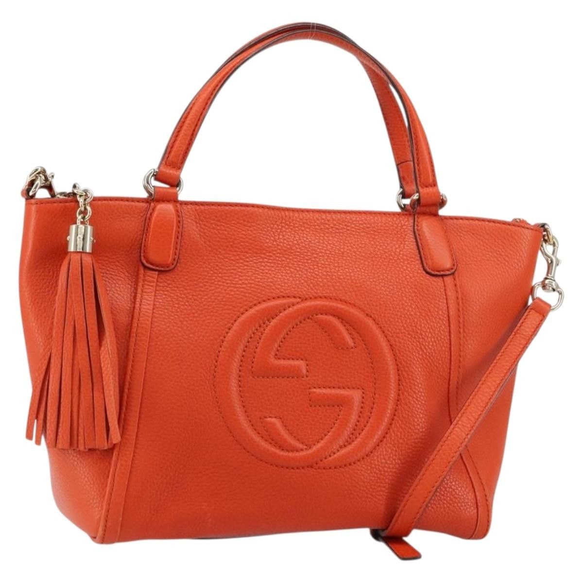 Gucci Gucci Soho Convertible Top Handle Bag Leather Size ONE SIZE - 19 Thumbnail