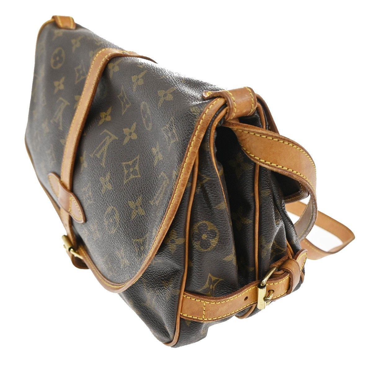 Louis Vuitton Louis Vuitton Saumur Handbag Monogram Canvas Size ONE SIZE - 4 Thumbnail
