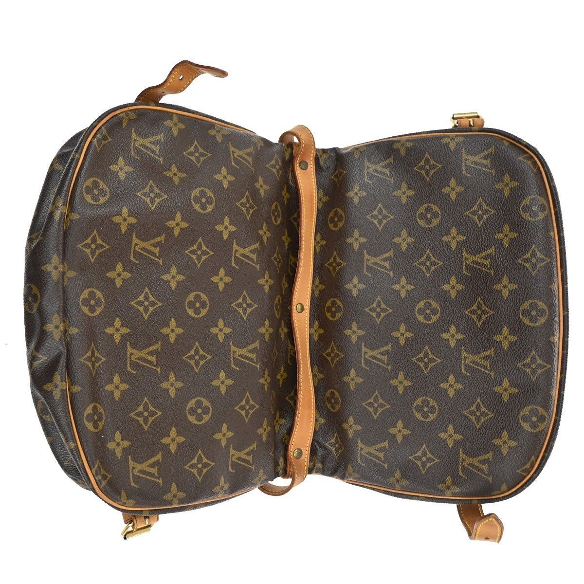 Louis Vuitton Louis Vuitton Saumur Handbag Monogram Canvas Size ONE SIZE - 16 Thumbnail