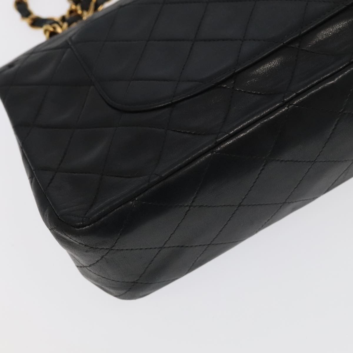 Chanel Chanel Vintage Classic Double Flap Bag Quilted Lambskin Size ONE SIZE - 10 Thumbnail