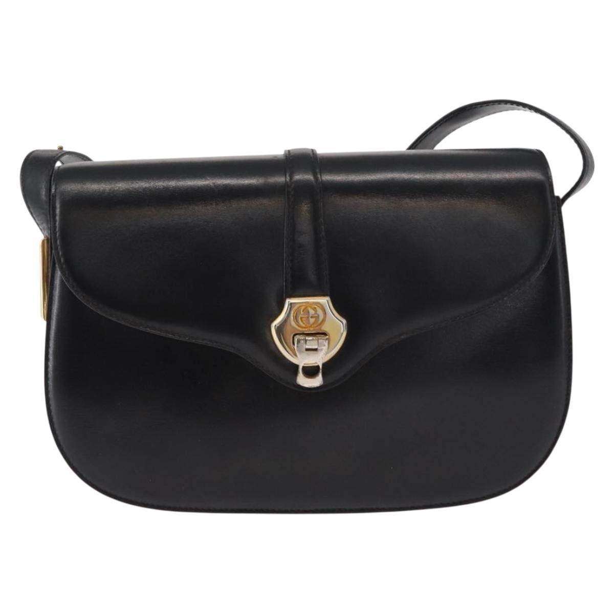 Gucci Gucci Vintage Flap Shoulder Bag Leather Size ONE SIZE - 18 Thumbnail