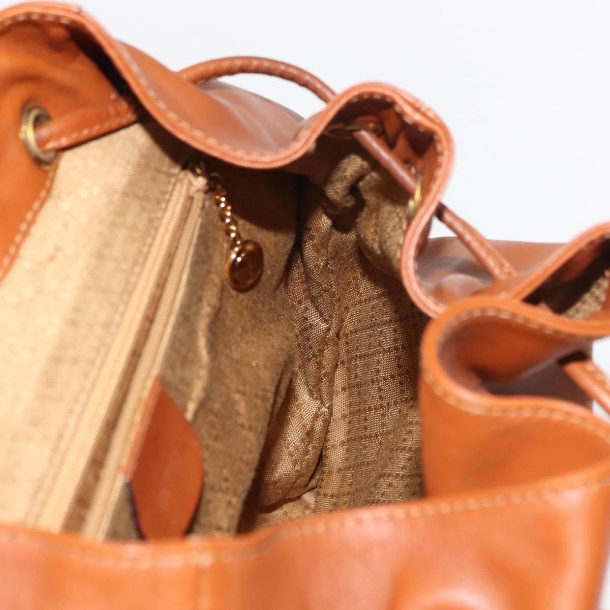 Gucci Gucci Vintage Bamboo Backpack Leather Size ONE SIZE - 24 Thumbnail