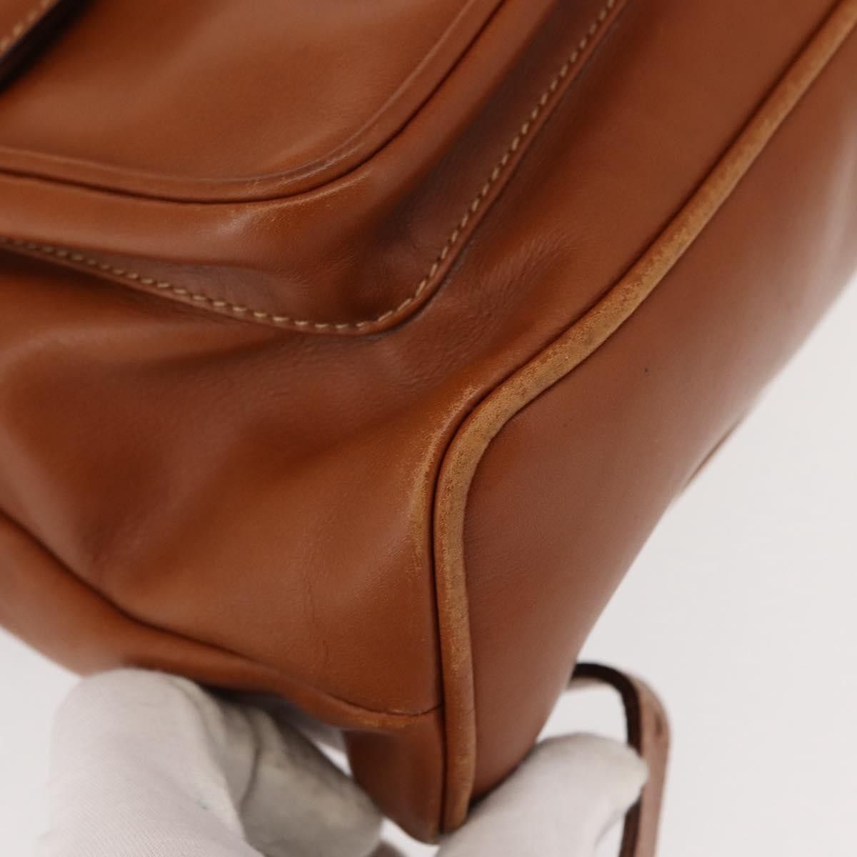 Gucci Gucci Vintage Bamboo Backpack Leather Size ONE SIZE - 12 Thumbnail