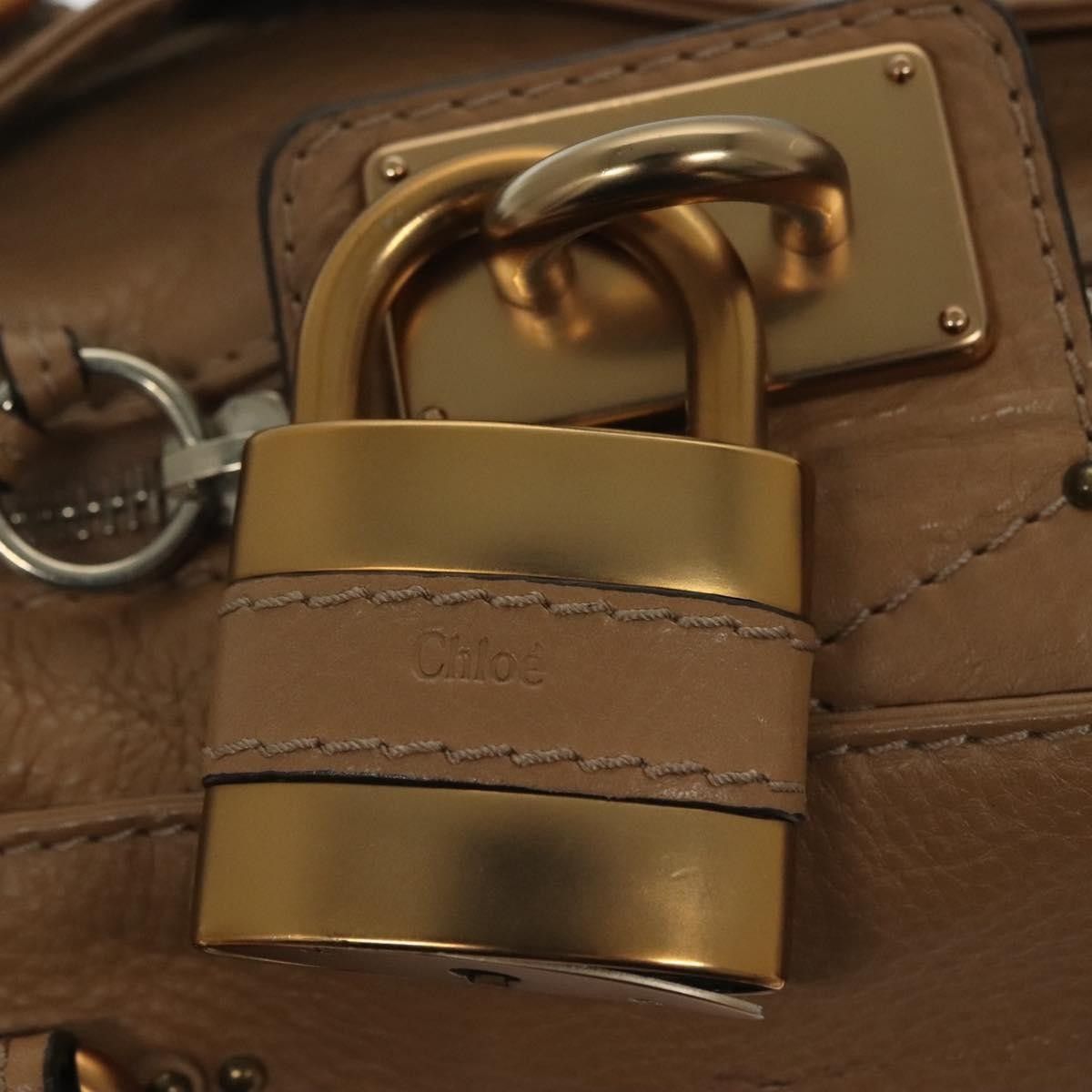 Chloe Chloe Paddington Lock Handbag Leather Size ONE SIZE - 21 Thumbnail