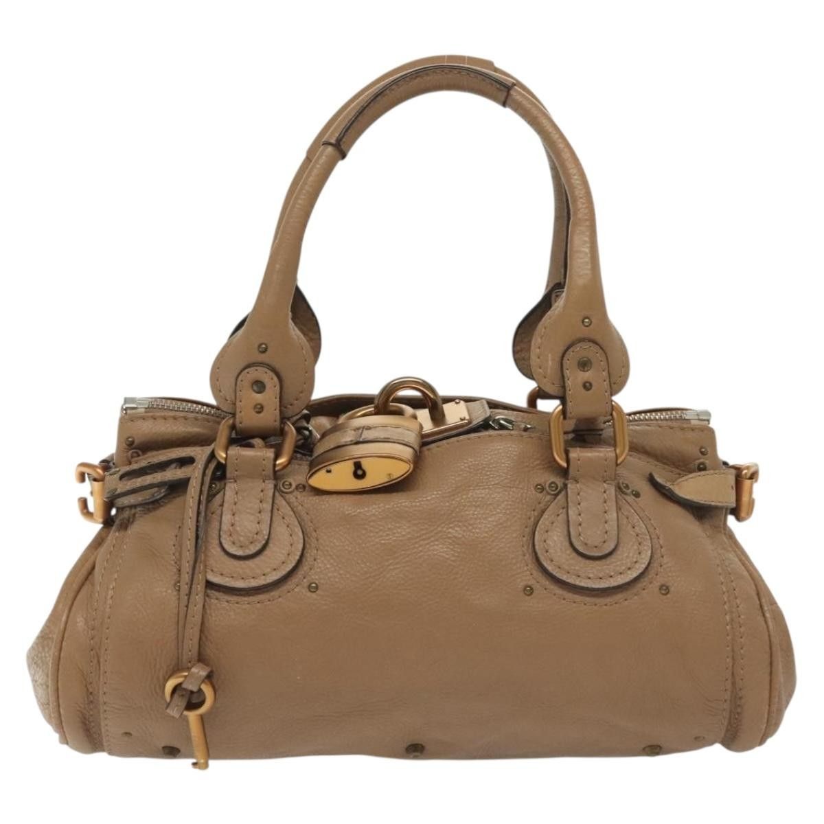 Chloe Chloe Paddington Lock Handbag Leather Size ONE SIZE - 19 Thumbnail