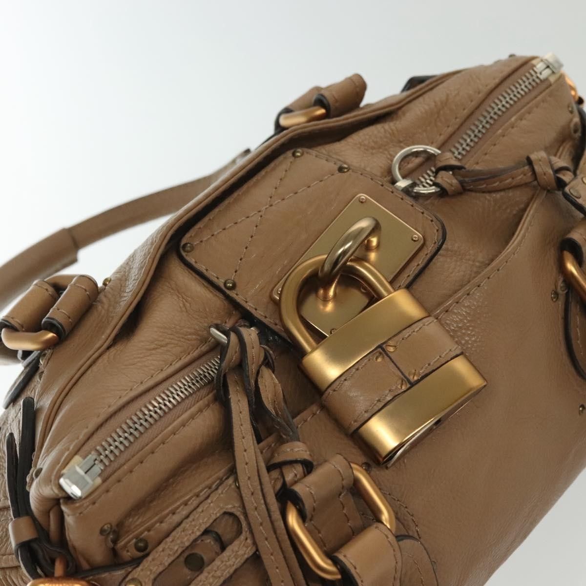 Chloe Chloe Paddington Lock Handbag Leather Size ONE SIZE - 14 Thumbnail