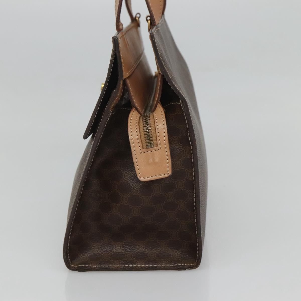 Celine Celine Vintage Macadam Handbag Canvas and Leather Size ONE SIZE - 4 Thumbnail