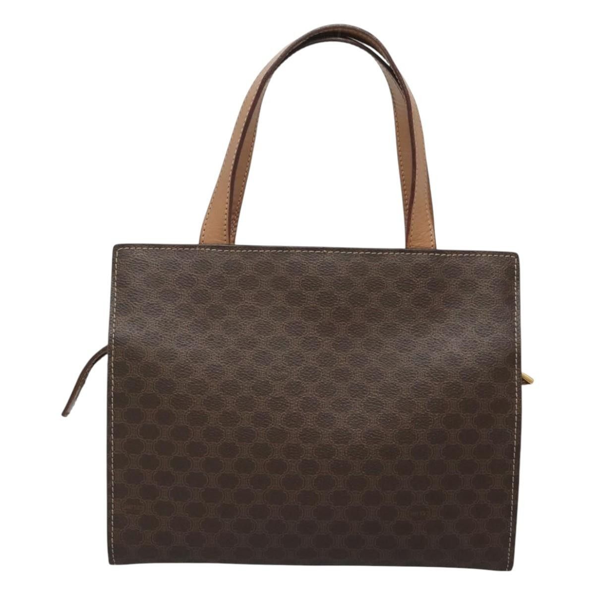 Celine Celine Vintage Macadam Handbag Canvas and Leather Size ONE SIZE - 2 Thumbnail