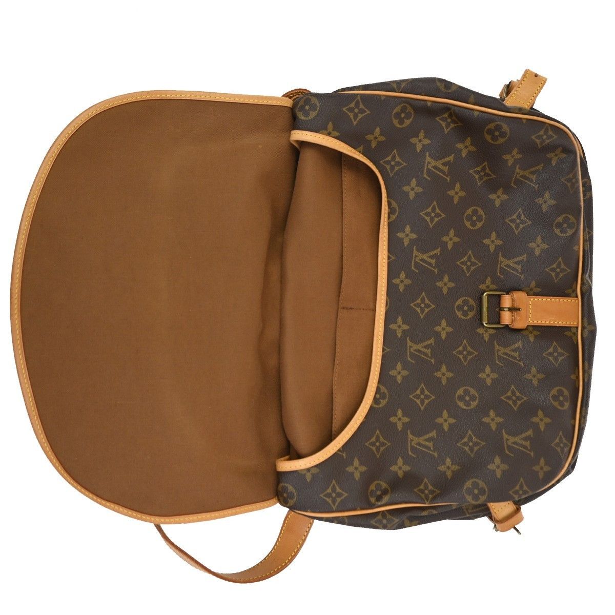 Louis Vuitton Louis Vuitton Saumur Handbag Monogram Canvas Size ONE SIZE - 18 Thumbnail