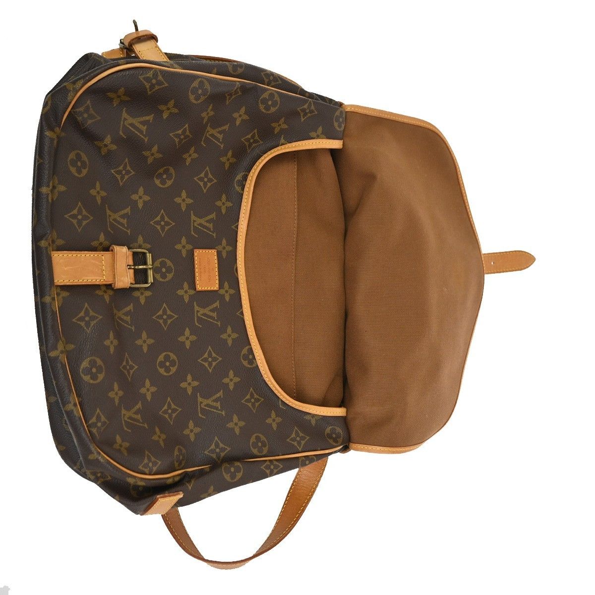 Louis Vuitton Louis Vuitton Saumur Handbag Monogram Canvas Size ONE SIZE - 16 Thumbnail