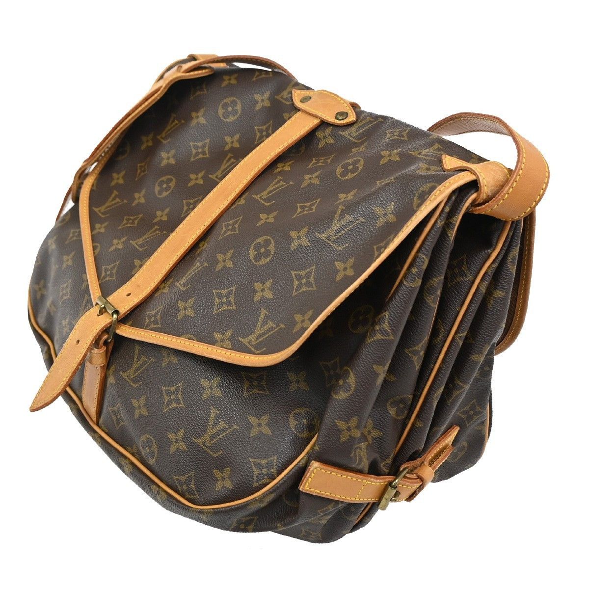 Louis Vuitton Louis Vuitton Saumur Handbag Monogram Canvas Size ONE SIZE - 3 Thumbnail