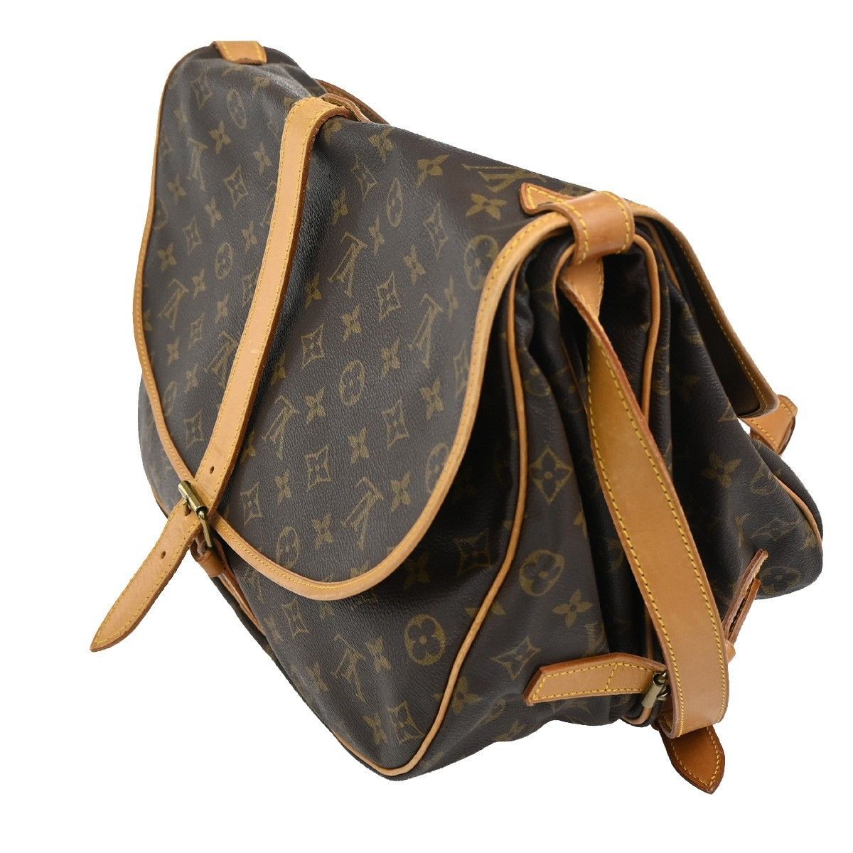 Louis Vuitton Louis Vuitton Saumur Handbag Monogram Canvas Size ONE SIZE - 4 Thumbnail