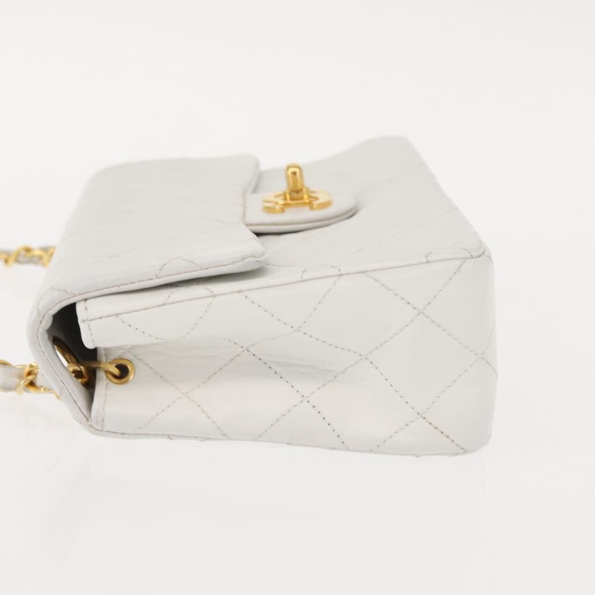 Chanel Chanel Vintage Square Classic Single Flap Bag Quilted Lambskin Size ONE SIZE - 5 Thumbnail