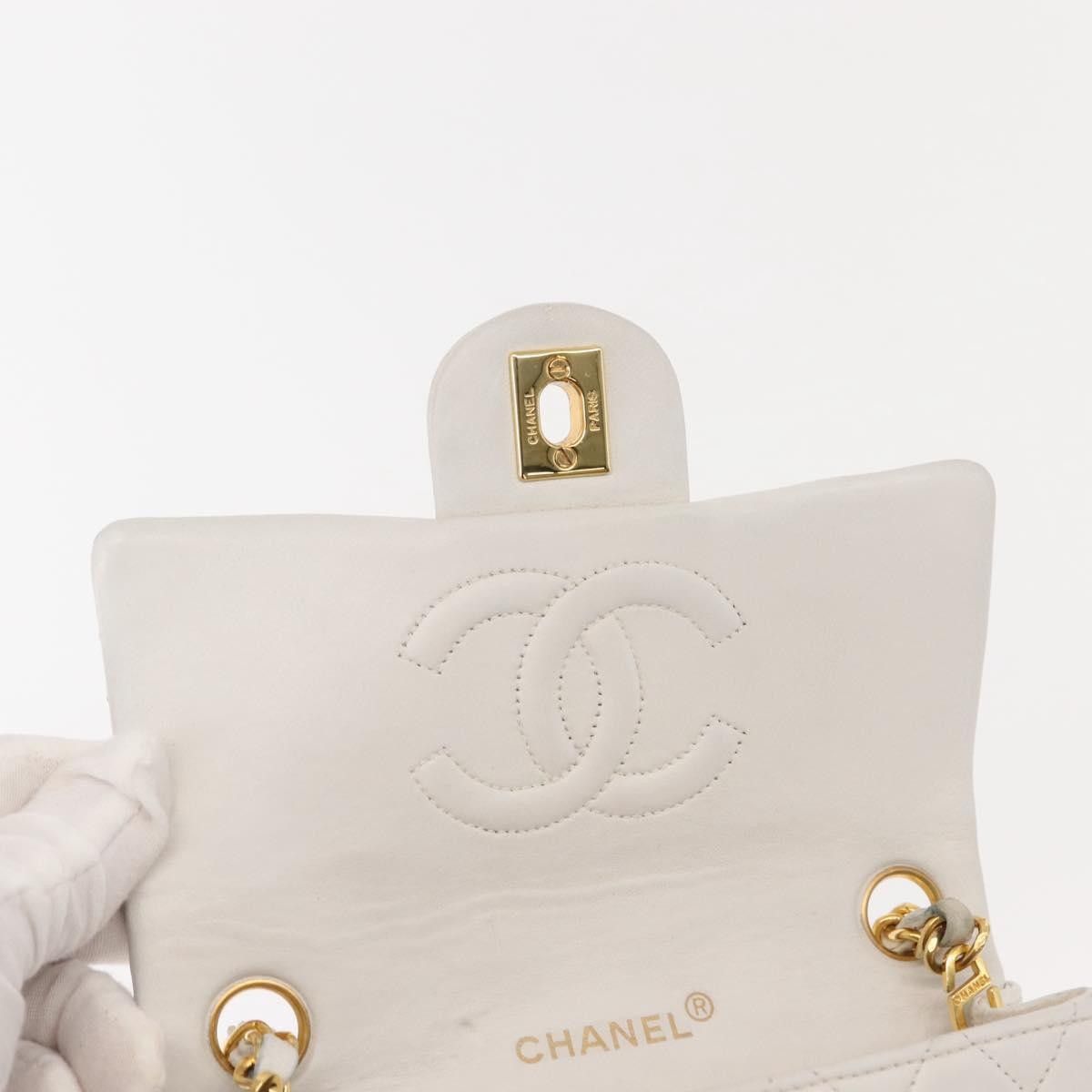 Chanel Chanel Vintage Square Classic Single Flap Bag Quilted Lambskin Size ONE SIZE - 16 Thumbnail