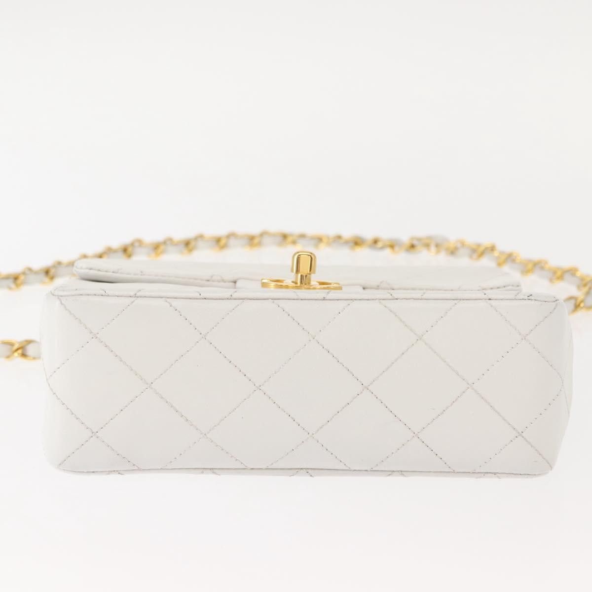 Chanel Chanel Vintage Square Classic Single Flap Bag Quilted Lambskin Size ONE SIZE - 9 Thumbnail