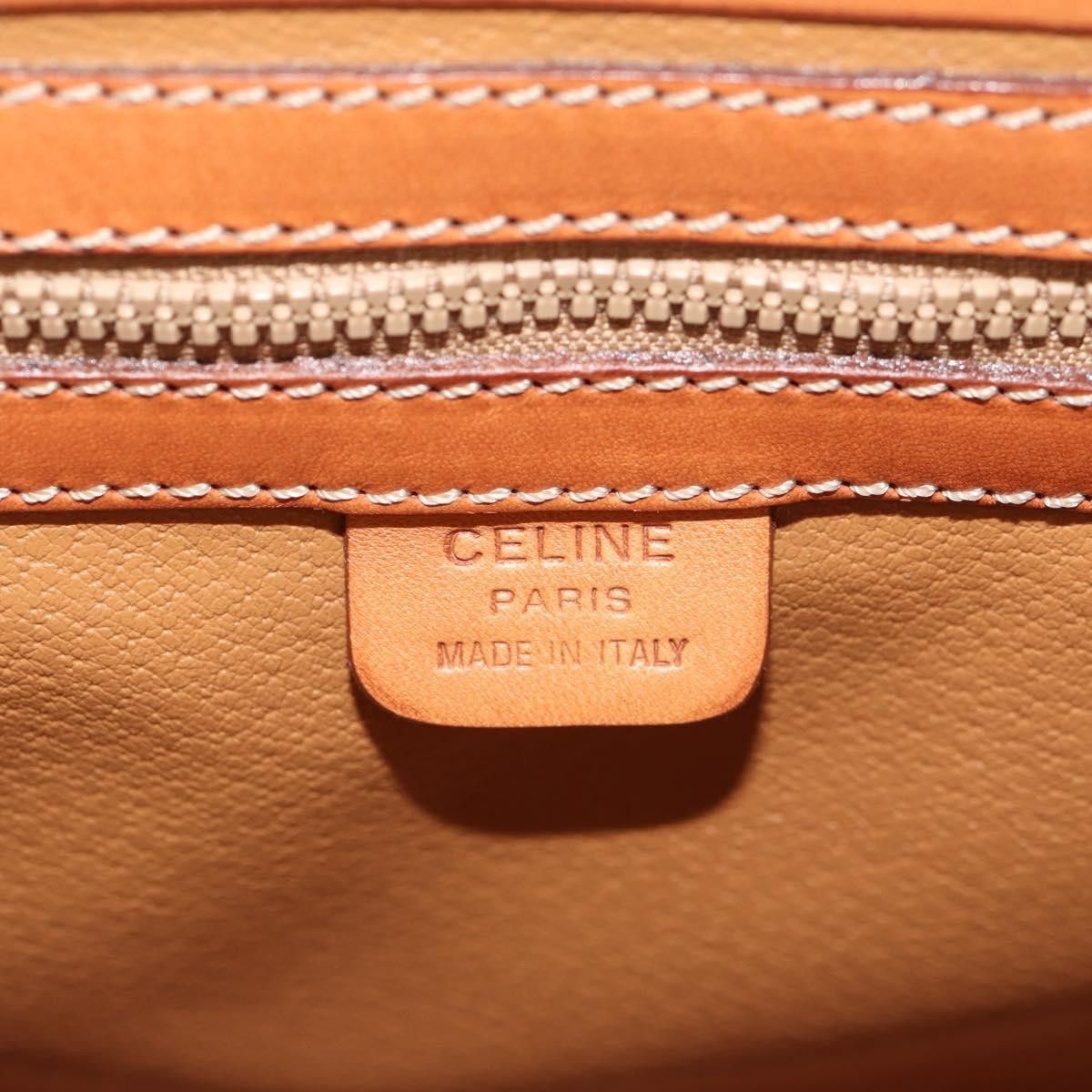 Celine Celine Vintage Macadam Handbag Canvas and Leather Size ONE SIZE - 6 Thumbnail
