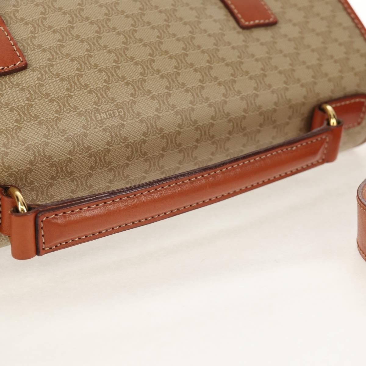 Celine Celine Vintage Macadam Handbag Canvas and Leather Size ONE SIZE - 14 Thumbnail