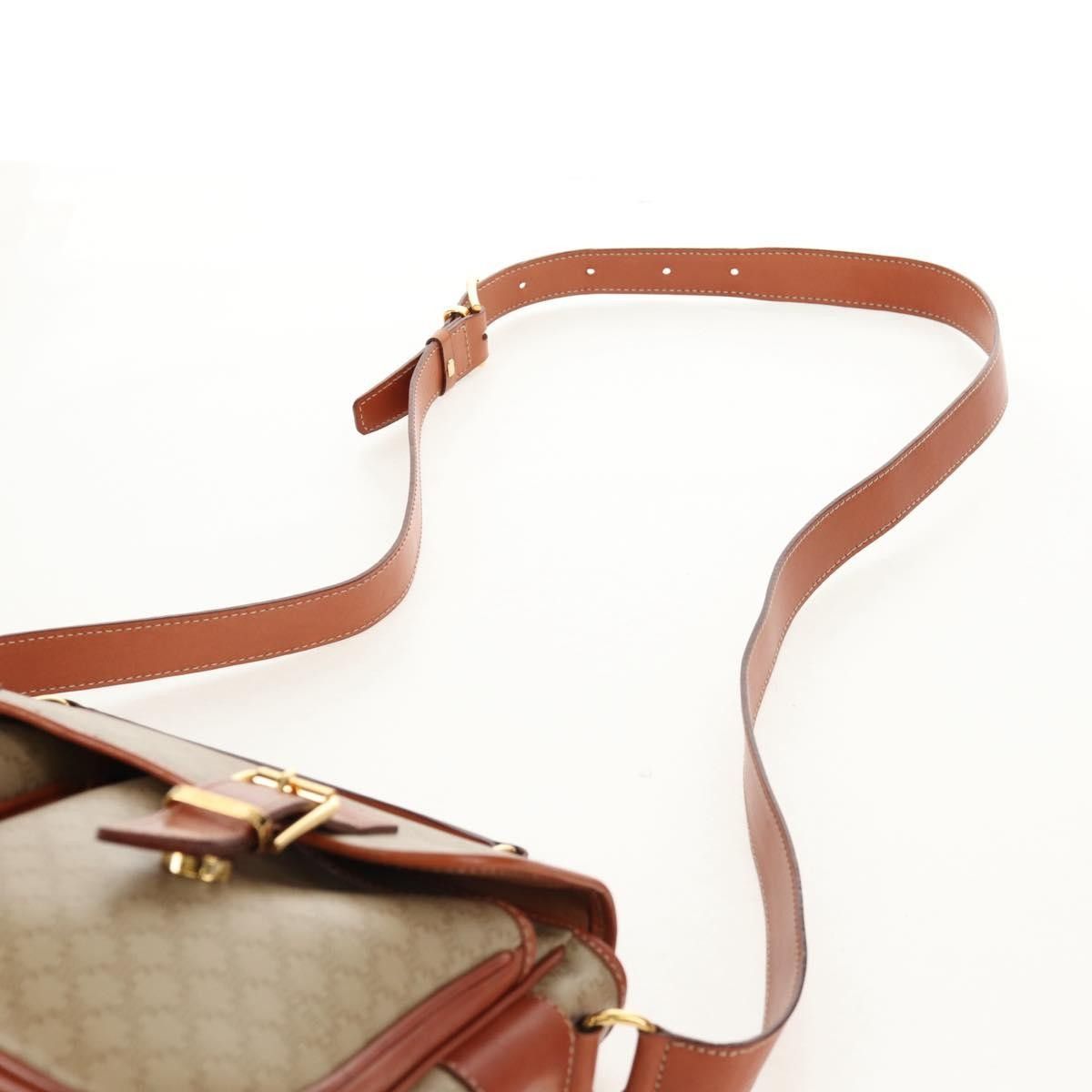 Celine Celine Vintage Macadam Handbag Canvas and Leather Size ONE SIZE - 16 Thumbnail