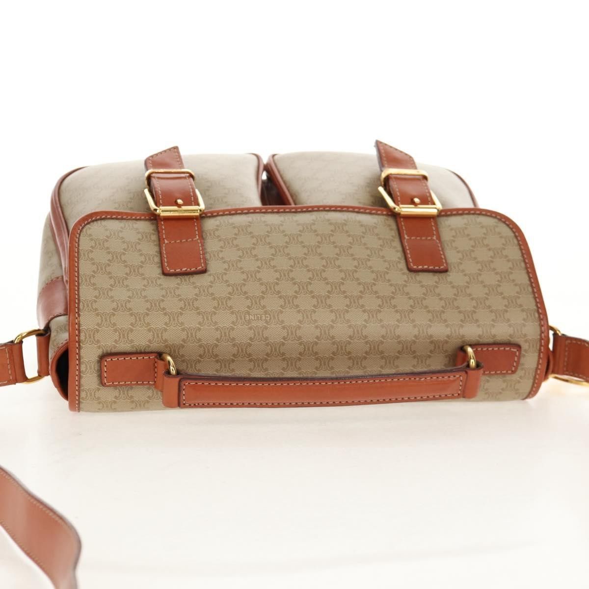 Celine Celine Vintage Macadam Handbag Canvas and Leather Size ONE SIZE - 13 Thumbnail