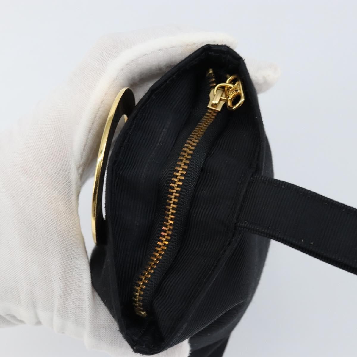 Celine Celine Circle Logo Pouch Nylon Size ONE SIZE - 12 Thumbnail