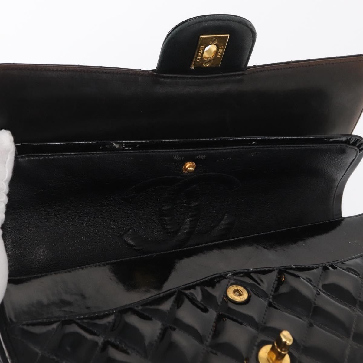 Chanel Chanel Timeless - Classic Double Flap Bag Quilted Patent Size ONE SIZE - 18 Thumbnail