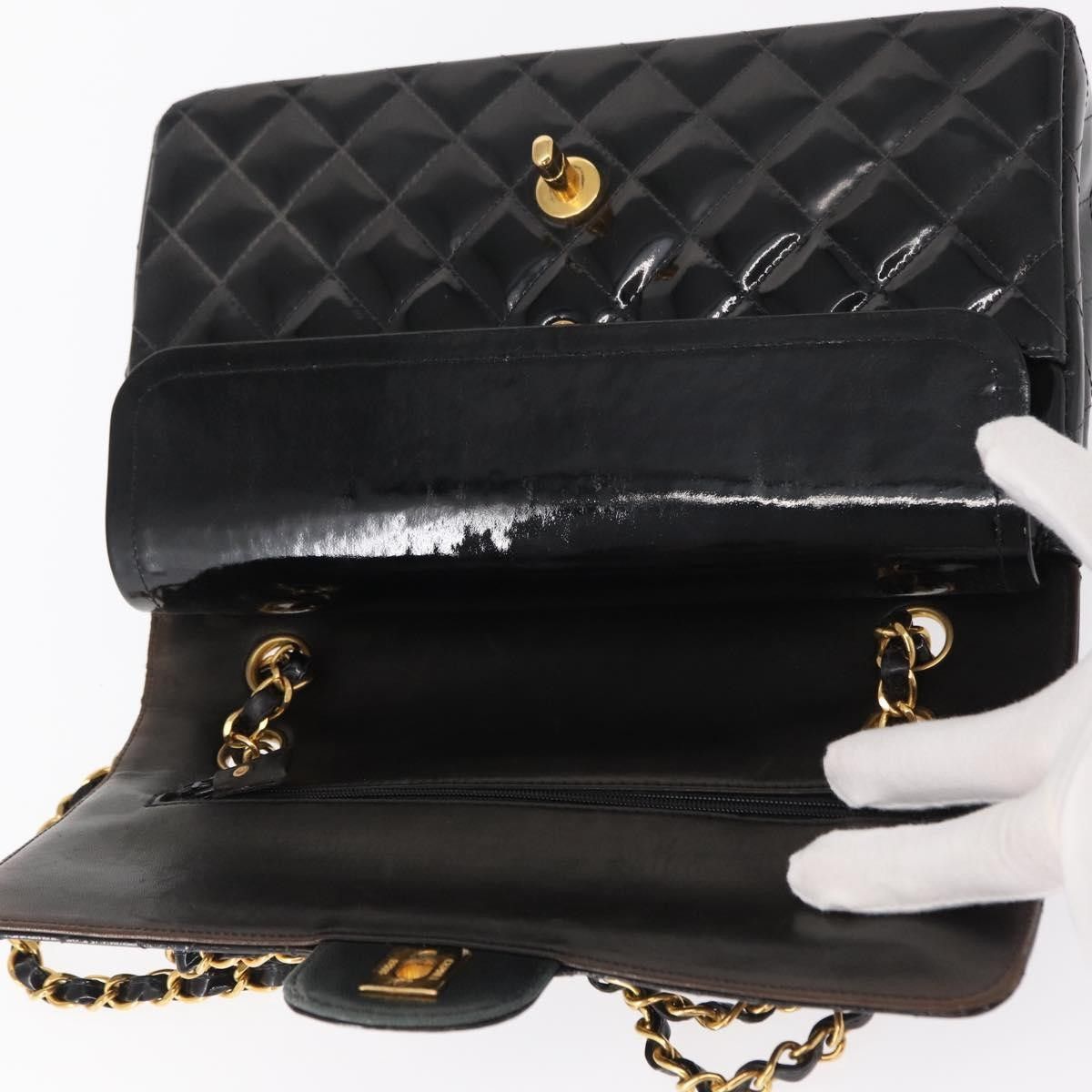 Chanel Chanel Timeless - Classic Double Flap Bag Quilted Patent Size ONE SIZE - 15 Thumbnail