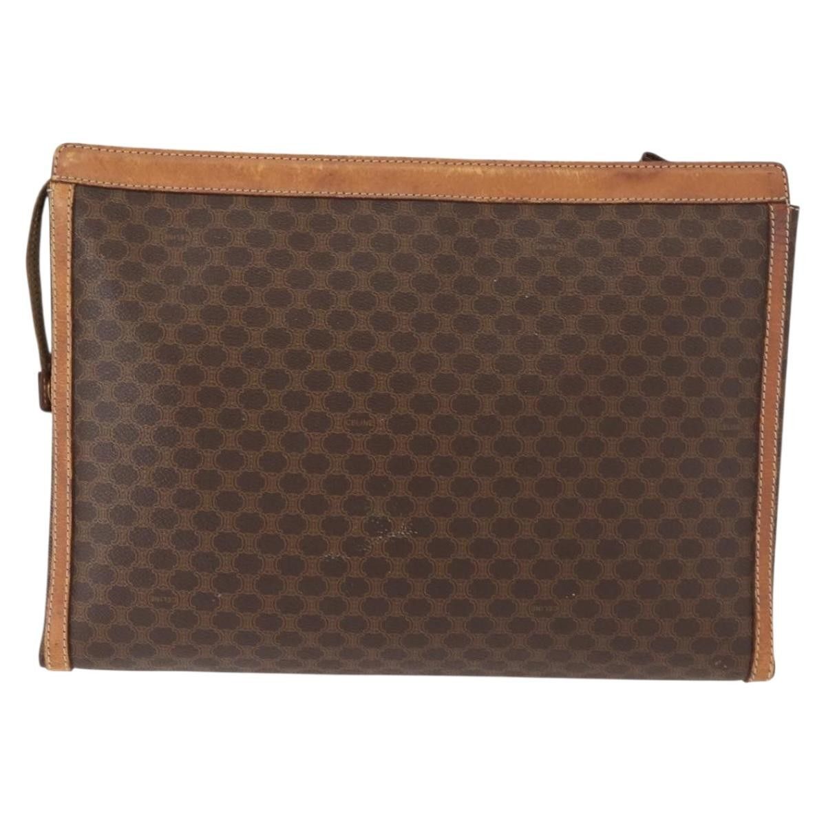 Celine Celine Macadam Pochette Canvas and Leather Size ONE SIZE - 2 Thumbnail