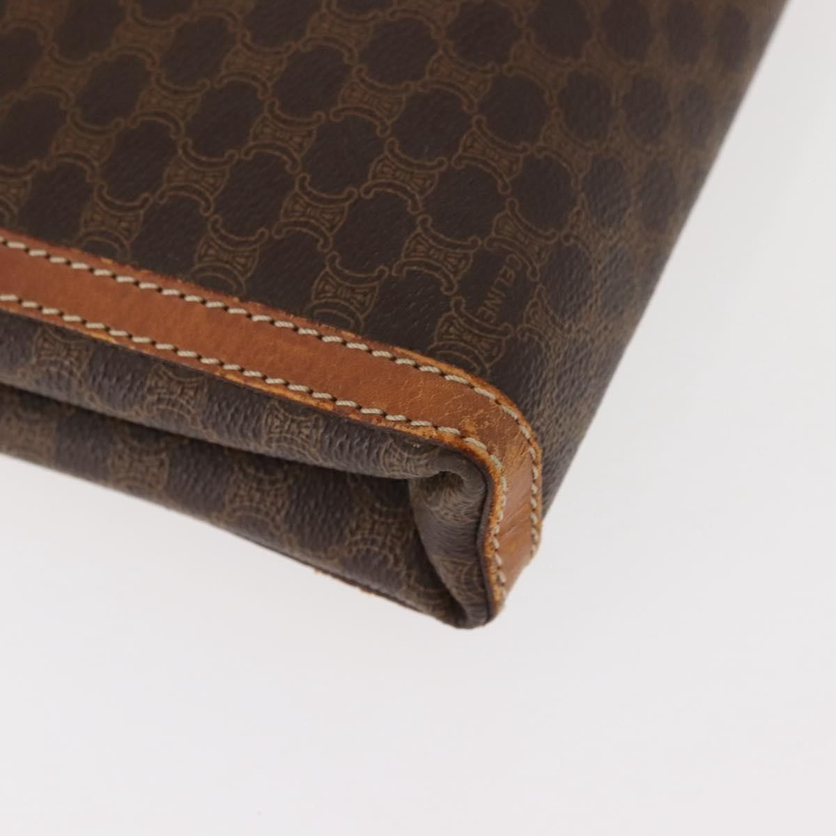 Celine Celine Macadam Pochette Canvas and Leather Size ONE SIZE - 9 Thumbnail