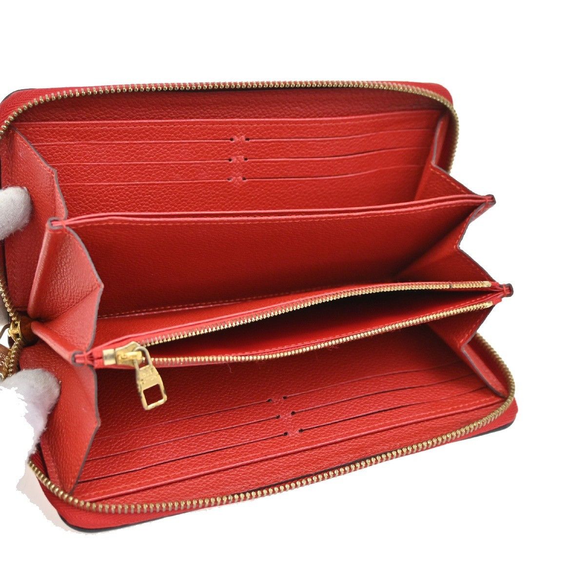 Louis Vuitton Louis Vuitton Zippy Wallet NM Leather Empreinte Size ONE SIZE - 5 Thumbnail