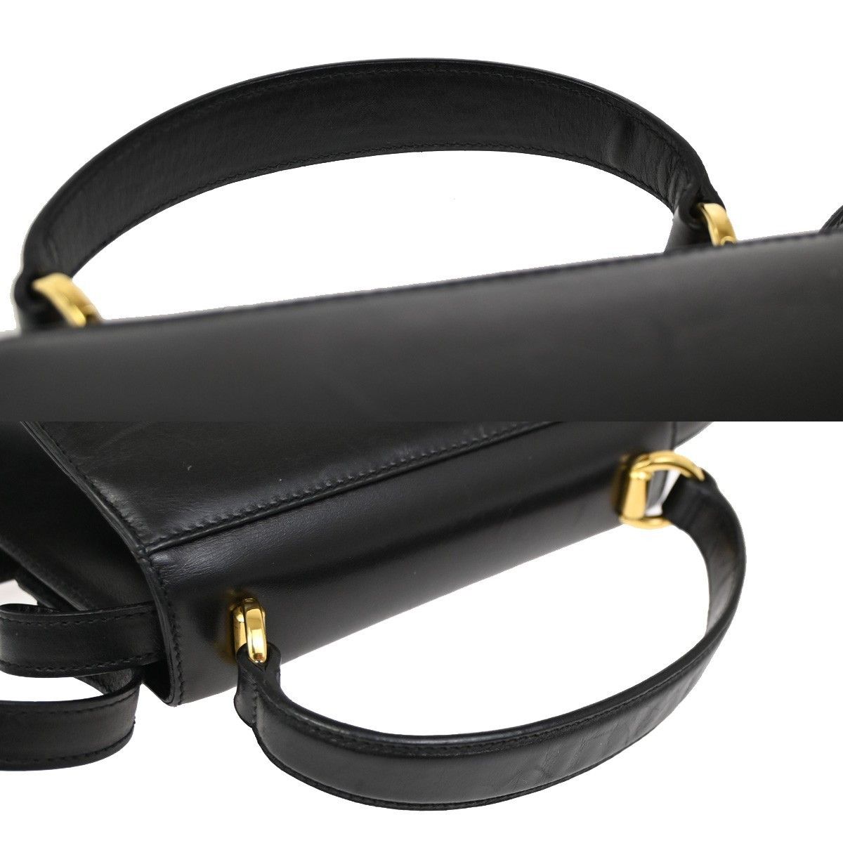 Salvatore Ferragamo Salvatore Ferragamo Vintage Vara Bow Top Handle Bag Leather Size ONE SIZE - 12 Thumbnail