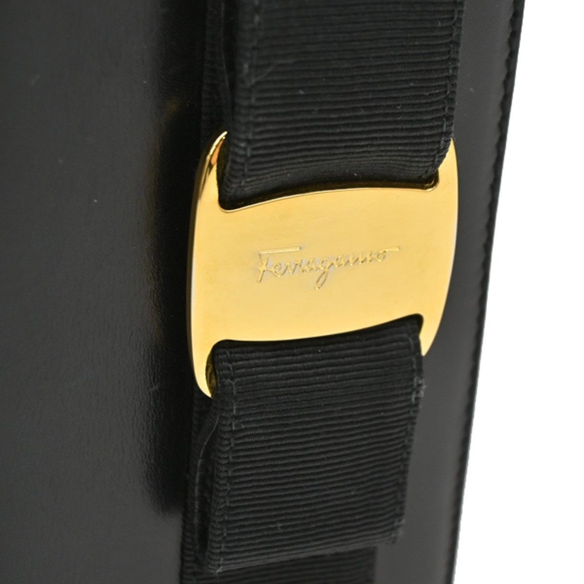 Salvatore Ferragamo Salvatore Ferragamo Vintage Vara Bow Top Handle Bag Leather Size ONE SIZE - 9 Thumbnail